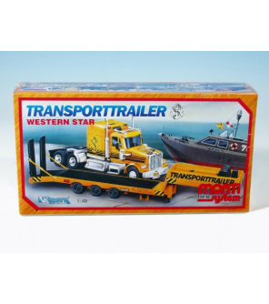 Stavebnice Monti 46 Transport Trailer Western Star 1:48 v krabici 32x20,5x7,5cm Stavebnice Monti 46 Transport Trailer Western Star 1:48 v krabici 32x20,5x7,5cm
