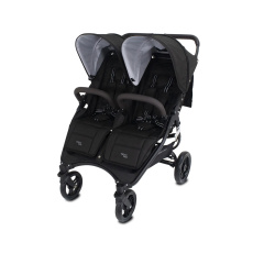 VALCO BABY Kočárek dvojčatový Snap Duo Elite Liquorice VALCO BABY Kočárek dvojčatový Snap Duo Elite Liquorice