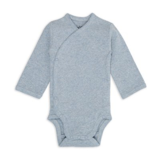LODGER Body s dlouhým rukávem Melange Blue Fogg vel. 50