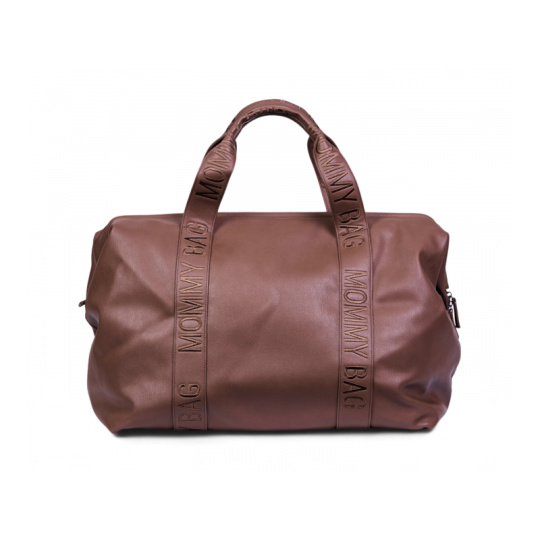Přebalovací taška Mommy Bag Signature Vegan Leather Dark Brown