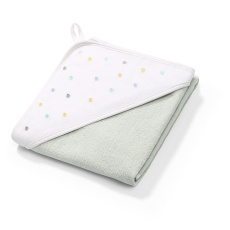 BABYONO Osuška s kapucí froté mint 100x100 cm BABYONO Osuška s kapucí froté mint 100x100 cm