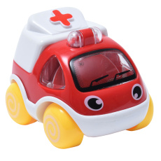 EDUSHAPE Autíčko Mighty Minis natahovací sanitka 12m+ EDUSHAPE Autíčko Mighty Minis natahovací sanitka 12m+