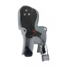 HAMAX Cyklosedačka Kiss Medium Grey/Black