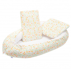 Luxusní hnízdečko s peřinkami pro miminko New Baby Harmony bílé Luxusní hnízdečko s peřinkami pro miminko New Baby Harmony bílé