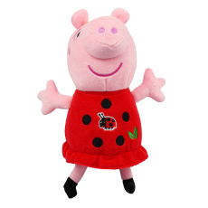 PEPPA Pig ECO plyšová Peppa 20cm šaty beruška 0+ PEPPA Pig ECO plyšová Peppa 20cm šaty beruška 0+