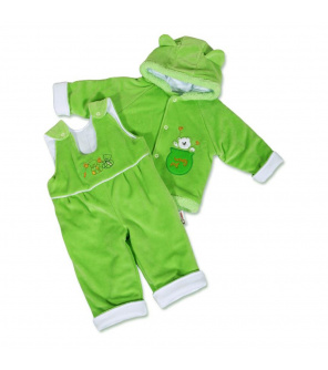 Kojenecká zimní souprava New Baby medvídek zeleno-bílá Kojenecká zimní souprava New Baby medvídek zeleno-bílá