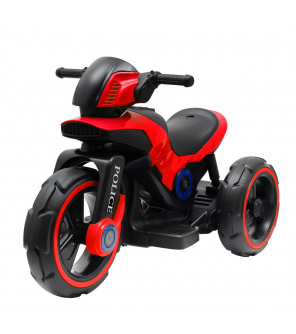 Dětská elektrická motorka Baby Mix POLICE červená Dětská elektrická motorka Baby Mix POLICE červená