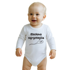Body s potiskem New Baby Oteckova najrýchlejšia