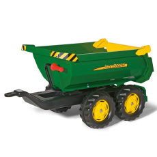 Sklápěcí traktorový návěs Rolly Toys John Deere Halfpipe zelený Sklápěcí traktorový návěs Rolly Toys John Deere Halfpipe zelený