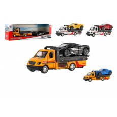 Auto odtahovka + auto kov/plast 11cm na zpětné natažení mix druhů v krabičce 24x7,5x6cm Auto odtahovka + auto kov/plast 11cm na zpětné natažení mix druhů v krabičce 24x7,5x6cm