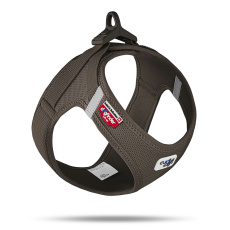 CURLI Postroj pro psy se sponou Air-Mesh Brown, 2XS, 2-4 kg