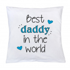 Polštář New Baby s potiskem Best daddy 40x40 cm Polštář New Baby s potiskem Best daddy 40x40 cm