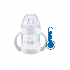 Kojenecká láhev na učení NUK Nature Sense s kontrolou teploty 150 ml bílá Kojenecká láhev na učení NUK Nature Sense s kontrolou teploty 150 ml bílá