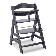 Hauck Alpha+ 2023 židlička dřevěná  dark grey
