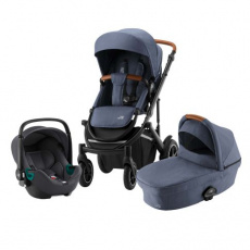 BRITAX  RÖMER   Set kočárek Smile III + hluboká korba + autosedačka Baby Safe iSense