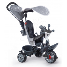 Smoby Tříkolka a kočárek v jednom s brzdou Baby Driver Plus Grey s EVA koly a intuitivním ovládáním šedá od 10 měsíců Smoby Tříkolka a kočárek v jednom s brzdou Baby Driver Plus Grey s EVA koly a intuitivním ovládáním šedá od 10 měsíců