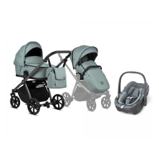 Kočárek Mio Plus 2v1 Turquoise + Maxi-Cosi Pebble 360 autosedačka Essential Grey Kočárek Mio Plus 2v1 Turquoise + Maxi-Cosi Pebble 360 autosedačka Essential Grey