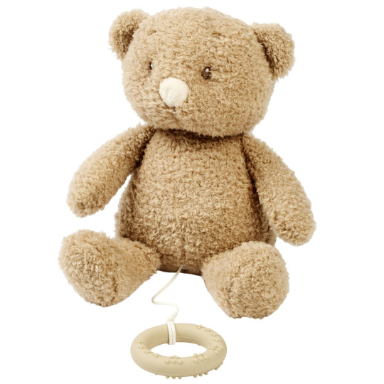 NATTOU Hračka plyšová hudební Teddy medvídek 24 cm, 0m+ NATTOU Hračka plyšová hudební Teddy medvídek 24 cm, 0m+