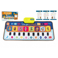 Elektronická hrací podložka pianko Zvířátka a jejich kapela 80x37cm na baterie v krabici 38x18x5cm Elektronická hrací podložka pianko Zvířátka a jejich kapela 80x37cm na baterie v krabici 38x18x5cm