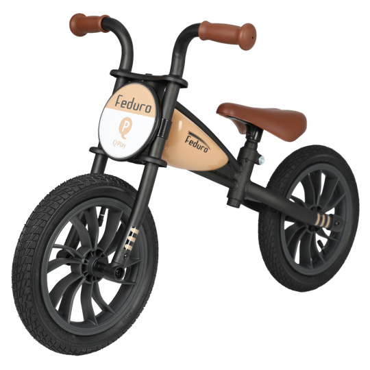 QPLAY Odrážedlo Feduro Beige, věk 3-6 let
