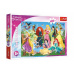 Puzzle Půvabné princezny/Disney 100 dílků 41x27,5cm v krabici 29x19x4cm