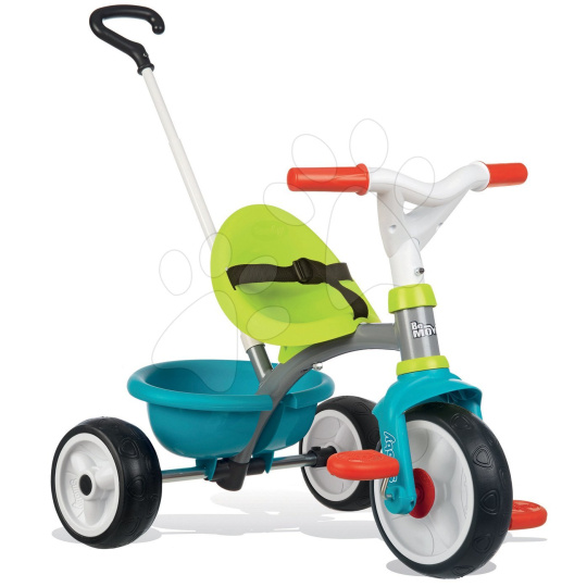 Tříkolka 740326 Be Move Blue Smoby s EVA gumovými kolečky a volnoběhem modrá od 15 měs