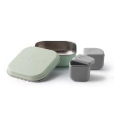 MINIWARE Jídelní box GrowBento + mističky Key Lime/Grey MINIWARE Jídelní box GrowBento + mističky Key Lime/Grey