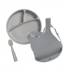 MINIKOIOI Set na stolování - Grey MINIKOIOI Set na stolování - Grey