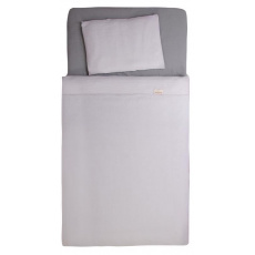 BABYMATEX Prádlo ložní Muslin světle šedé 3dílné BABYMATEX Prádlo ložní Muslin světle šedé 3dílné