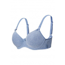 Podprsenka Basic Blue Melange D75 Podprsenka Basic Blue Melange D75