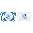 CHICCO Dudlíky Physioforma Light silikonové ortodontické modré 6-16m, 2 ks