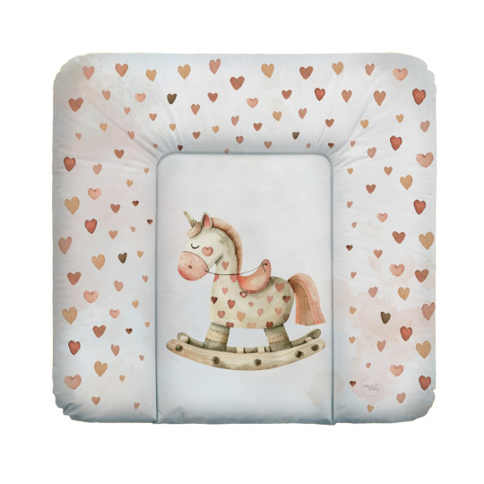 CEBA BABY Podložka přebalovací měkká střední (75x72) Basic Rocking Horse