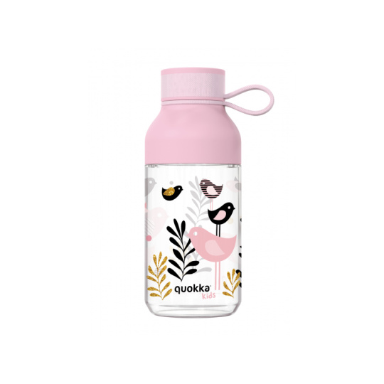 Plastová láhev Ice Kids s poutkem Birds 430 ml