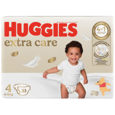 HUGGIES® Pleny jednorázové Extra Care 4 (8-14 kg) 33 ks