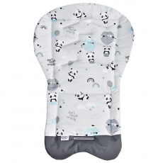 EKO Vložka do kočárku bavlněná Panda Grey EKO Vložka do kočárku bavlněná Panda Grey