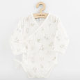 Kojenecké mušelínové body s bočním zapínáním New Baby  Zoe