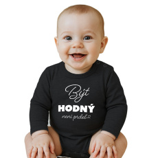 Dětské body s potiskem New Baby Být hodný..... Dětské body s potiskem New Baby Být hodný.....