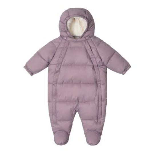 LEOKID Baby Overall Eddy Lilac Gray vel. 6 - 9 měsíců (vel. 68)