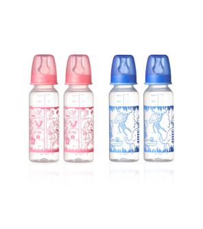 Kojenecká láhev 2 ks 250ml 3m+ Basic Kojenecká láhev 2 ks 250ml 3m+ Basic