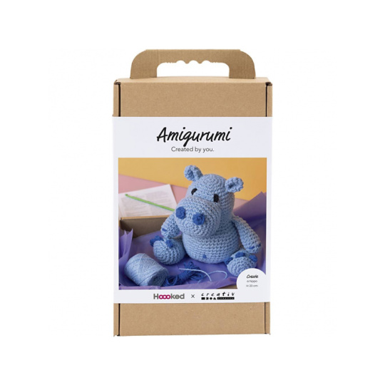 Sada na háčkování Amigurumi hroch Sada na háčkování Amigurumi hroch