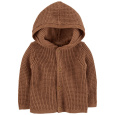 CARTER'S Svetr s kapucí Brown neutrál 6m