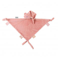 NATTOU Maxi mazlíček medvídek Lapidou 100% recycled old pink 65cmx40cm NATTOU Maxi mazlíček medvídek Lapidou 100% recycled old pink 65cmx40cm
