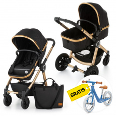 PETITE&MARS Kočárek kombinovaný 2v1 Grand II Golden Ebony + Odrážedlo Rapid Blue Sapphire ZDARMA PETITE&MARS Kočárek kombinovaný 2v1 Grand II Golden Ebony + Odrážedlo Rapid Blue Sapphire ZDARMA