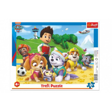 Puzzle deskové Paw Patrol/Tlapková patrola na stopě 37x29cm 25 dílků ve fólii 16ks v boxu Puzzle deskové Paw Patrol/Tlapková patrola na stopě 37x29cm 25 dílků ve fólii 16ks v boxu
