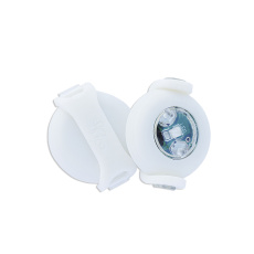 CURLI Luumi LED bezpečnostní světélko na obojek WHITE