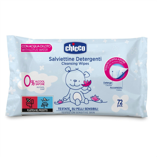 Čisticí ubrousky 72 ks 0+