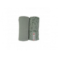 LODGER Swaddler Flower Tribe 2balení 120 x 120 cm Silt Green