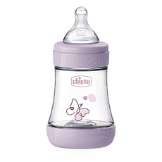 CHICCO Láhev kojenecká antikoliková Perfect5 150 ml dívka pomalý průtok 0m+ CHICCO Láhev kojenecká antikoliková Perfect5 150 ml dívka pomalý průtok 0m+