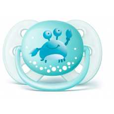 Philips AVENT Šidítko Ultrasoft Obrázek 0-6m tyrkysové, 1 ks Philips AVENT Šidítko Ultrasoft Obrázek 0-6m tyrkysové, 1 ks