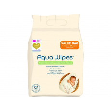 AQUA WIPES BIO Aloe Vera 100% rozložitelné ubrousky, 99% vody, 4x64 ks = 256ks AQUA WIPES BIO Aloe Vera 100% rozložitelné ubrousky, 99% vody, 4x64 ks = 256ks